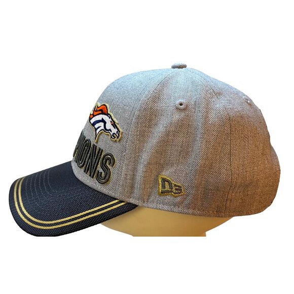 Denver Broncos Conference Champion Super Bowl 50 NFL Football Hat Cap Wool Blend - Picture 4 of 6